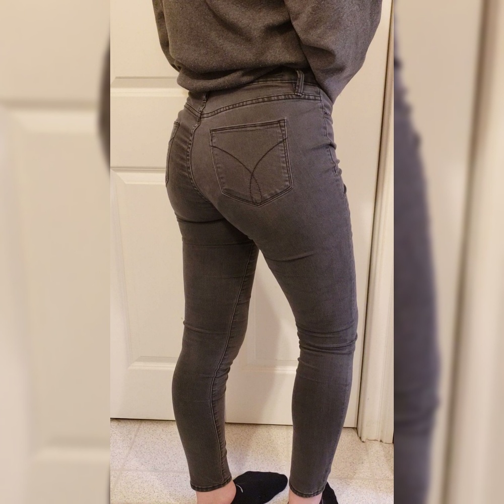 CK Jeans Charcoal Black Leggings